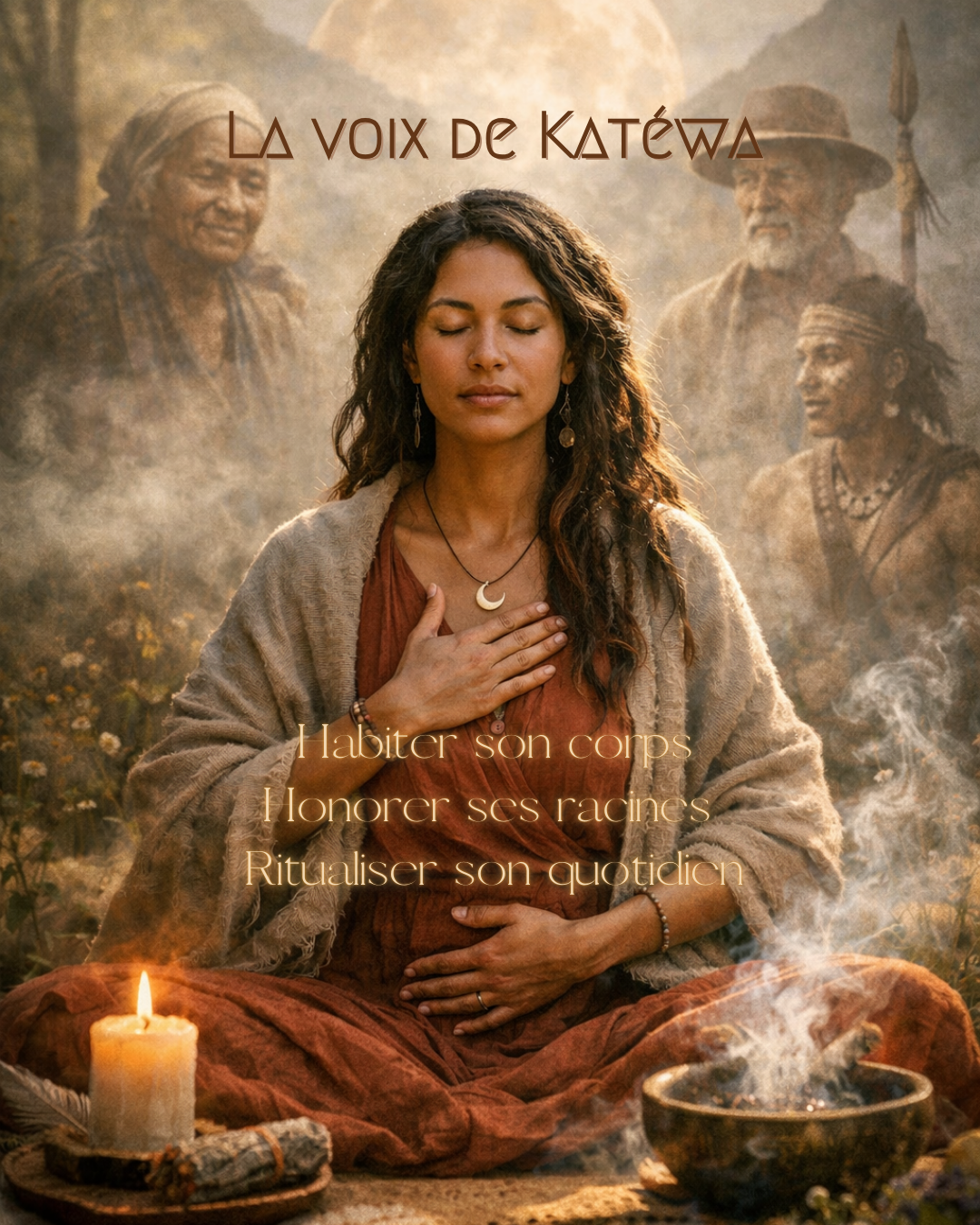 Femme Honorant son corp