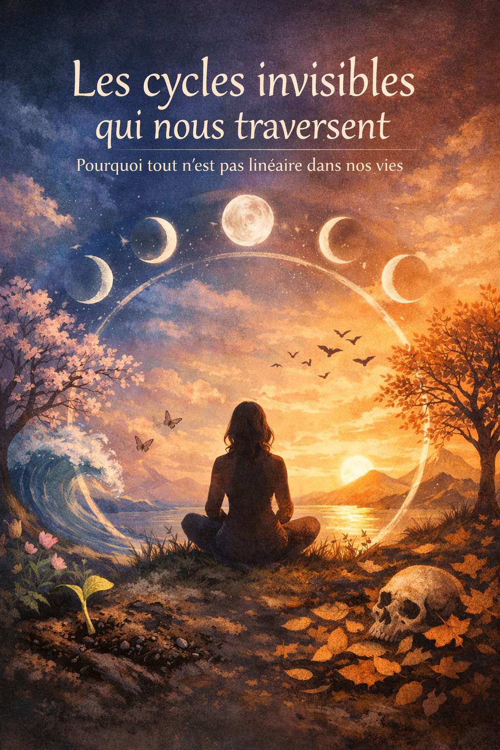 Femme observant les cycles