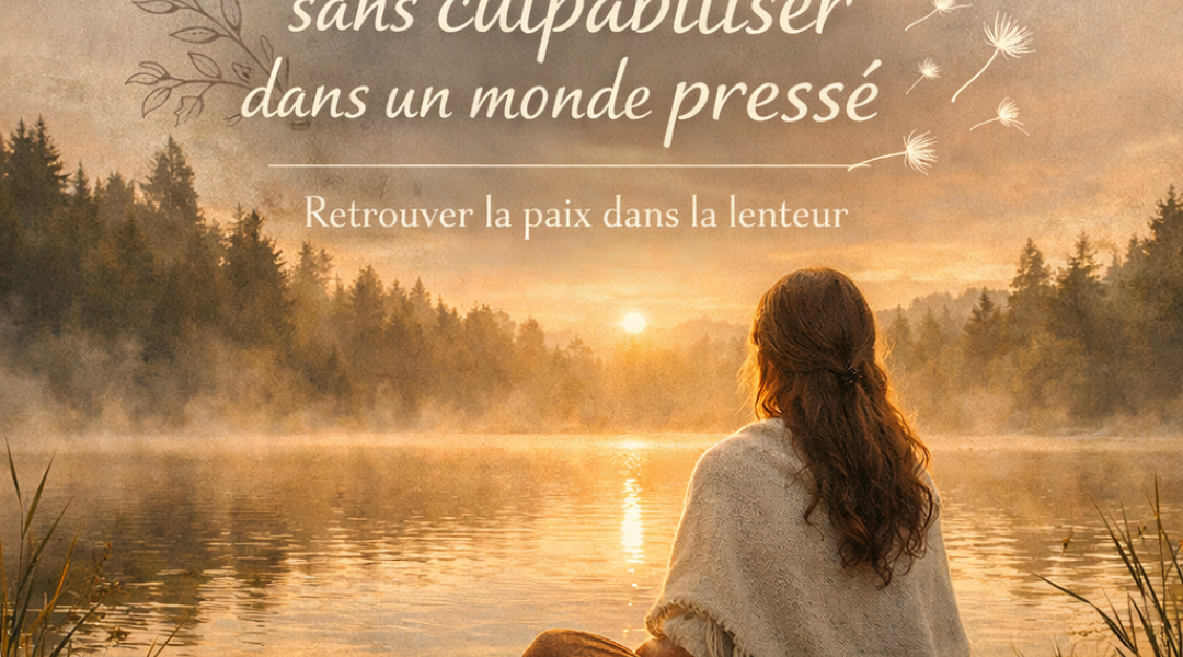 Ralentir sans culpabiliser dans un monde pressé