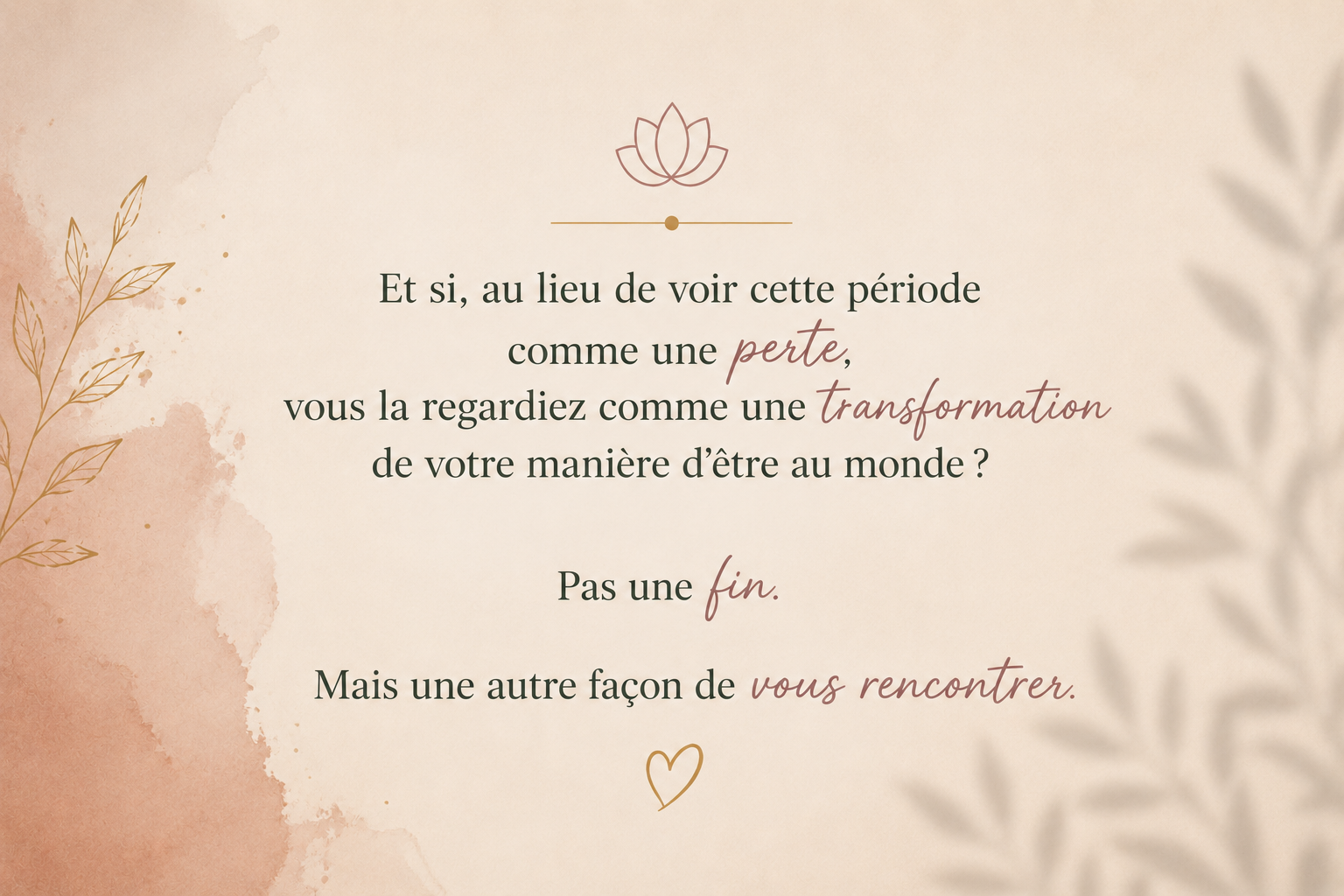 Illustration de l’article « Être à l’écoute de son être et de ses énergies durant la périménopause »