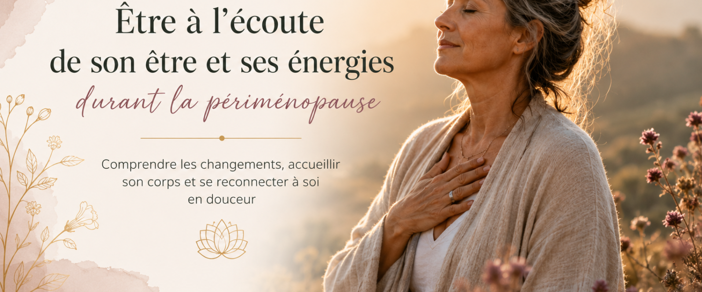 Être à l’écoute de son être et de ses énergies durant la périménopause
